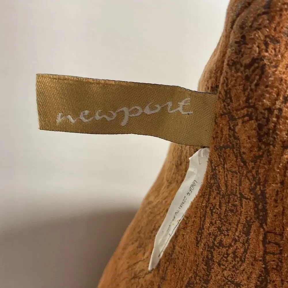 Newport Rust & Brown Couch Pillow - Made in the USA